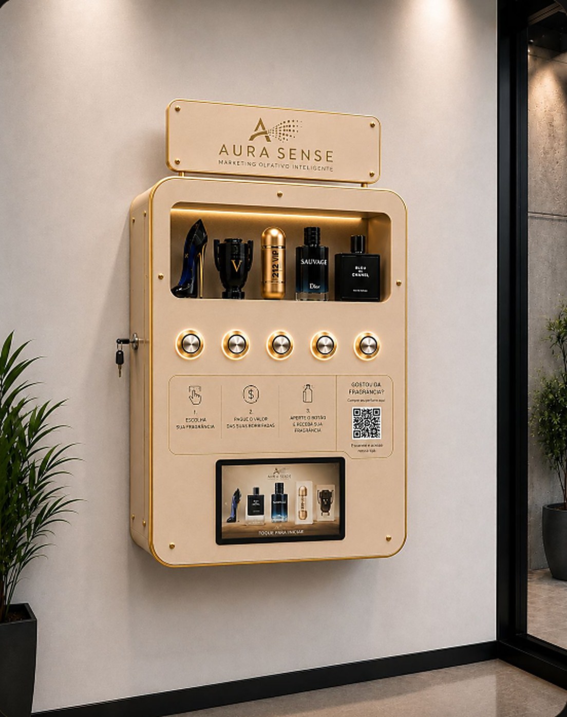 Aura Machine, máquina de fragrâncias da Aura Sense
